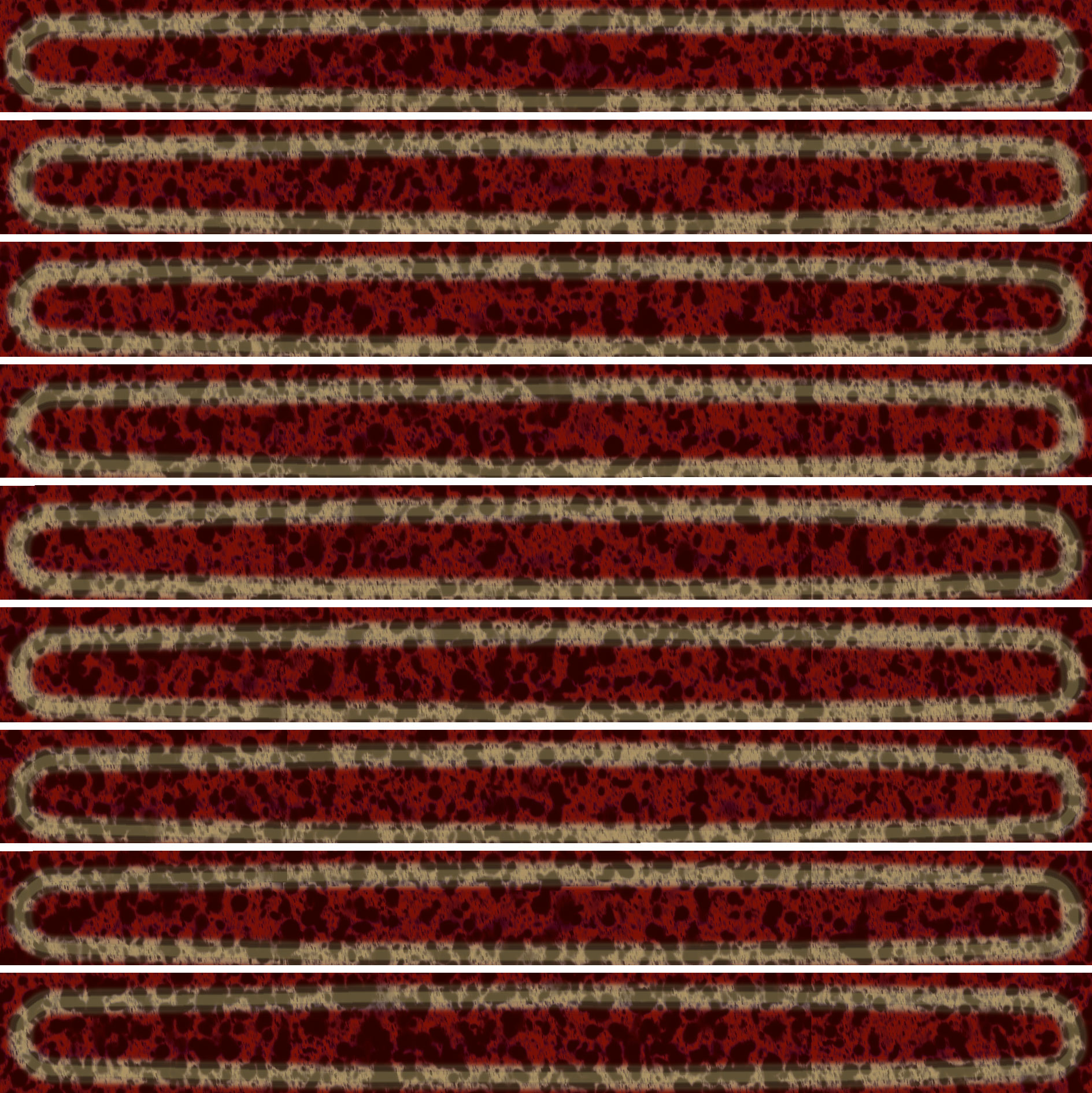 KMD2SOB003BN Декор чипсет Далия красный тёмный глянцевый 20x20x0,95 Kerama Marazzi