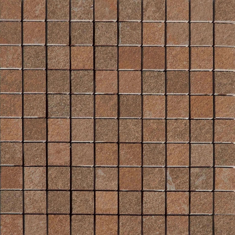 4704572 Amazzonia Mosaico Dragon Chocolate Naturale 2.5x2.5 30x30 Casalgrande Padana