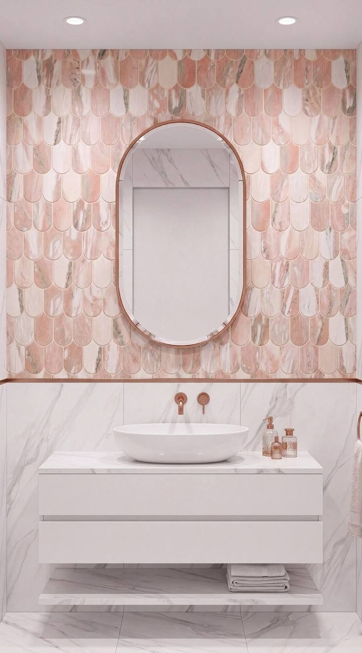 Travertine Red Pol 15x15x4 305x305 Orro Mosaic фото 20