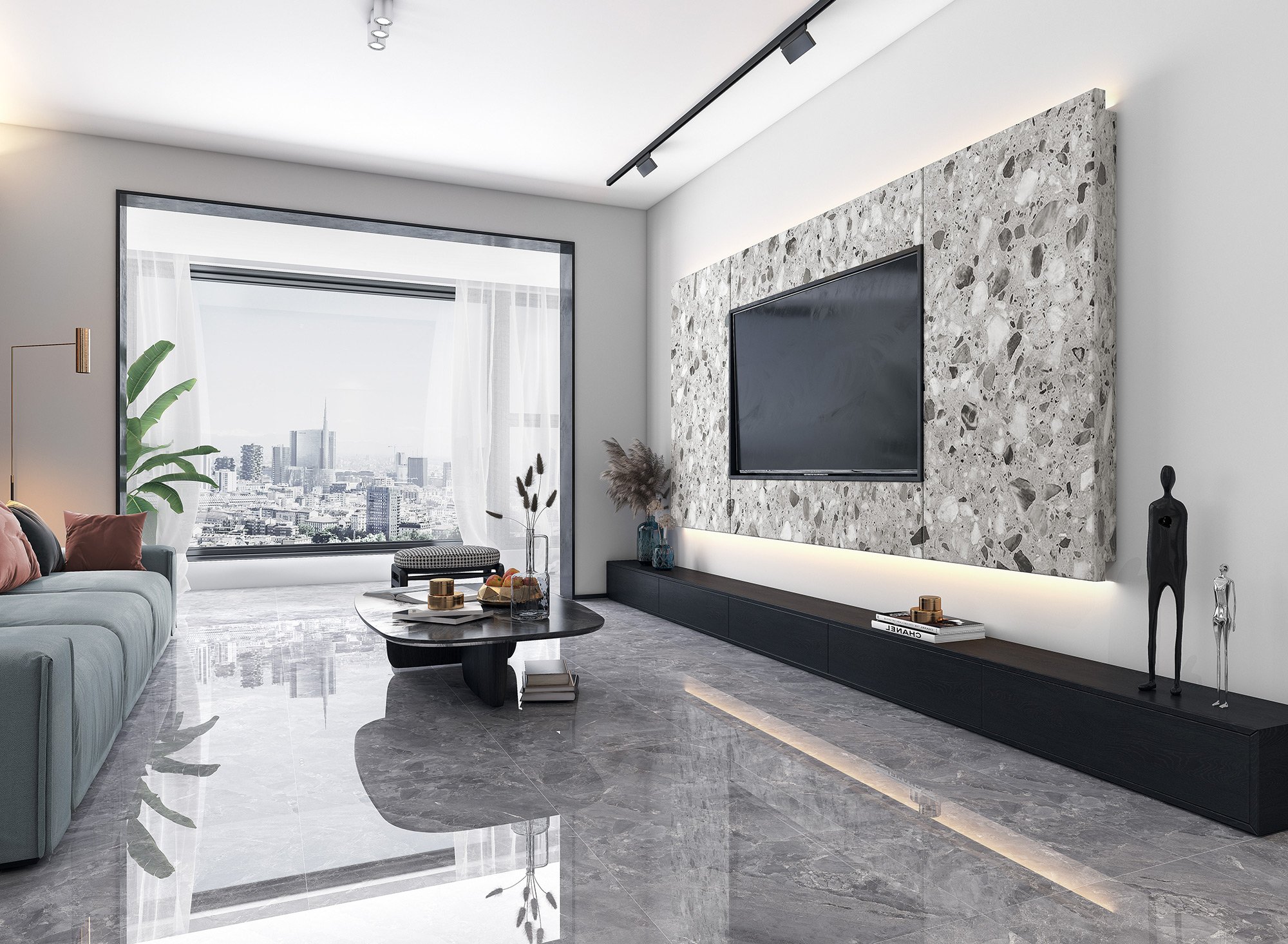 Silver Global Tile