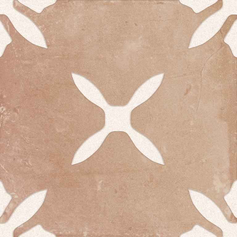 40802 Pangea Clay Flower LT 22,3x22,3 Harmony