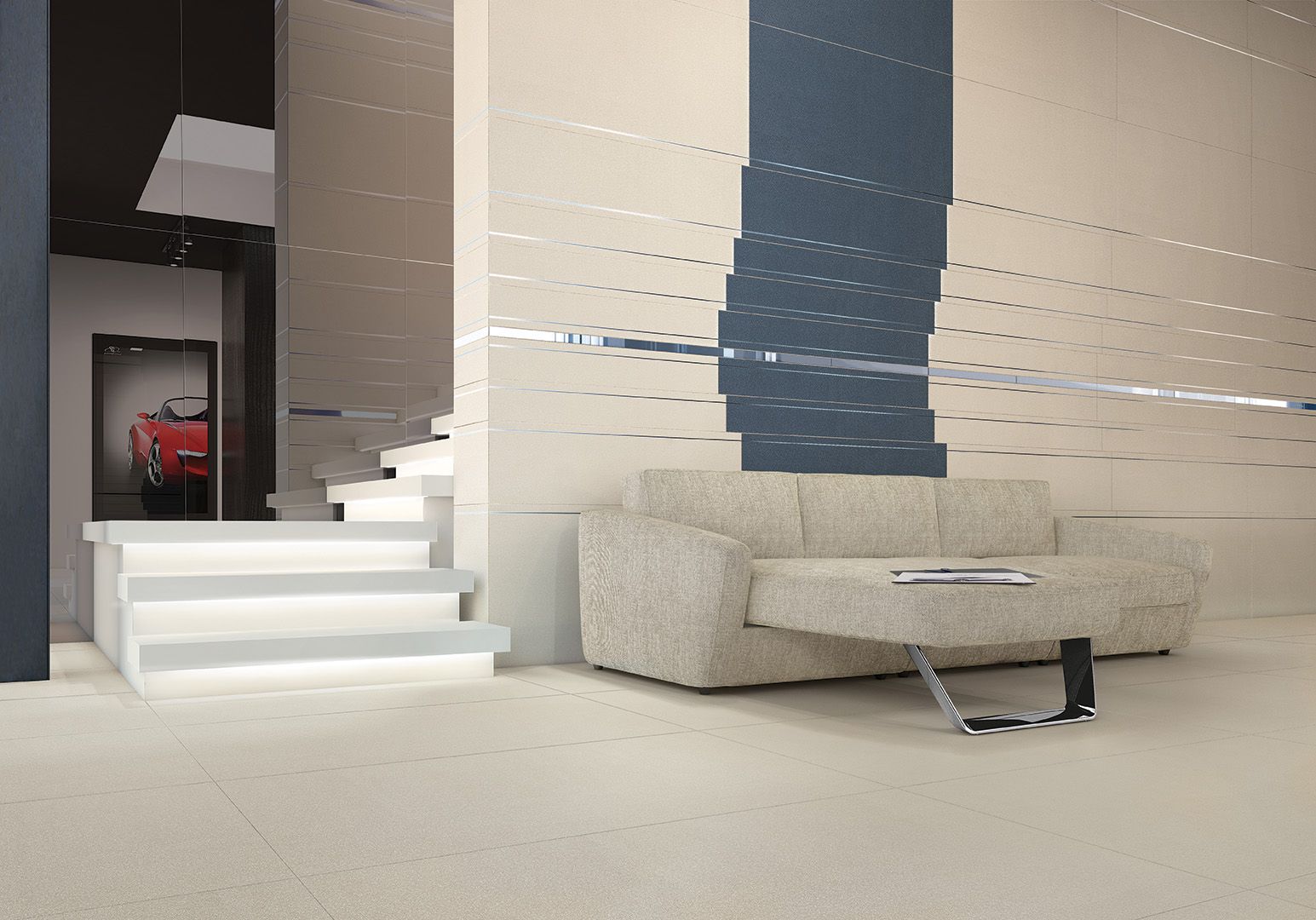 Listello Daniela Silver Naturale 3.6x120 Casalgrande Padana