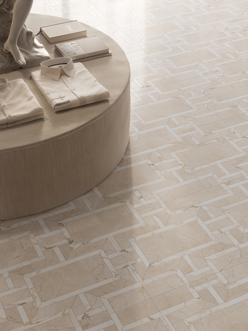 A2INW00204T Intarsi Warm Creta 3D Satin Ret 60x120 Vallelunga фото 13