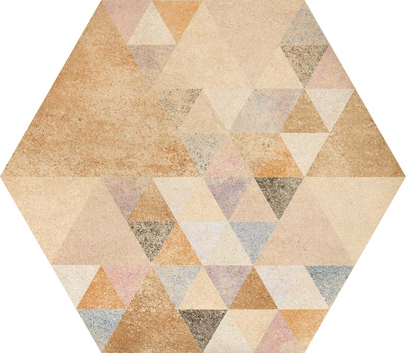 Laverton Hexagono Benenden Multicolor Mix 23x26.6 VIVES