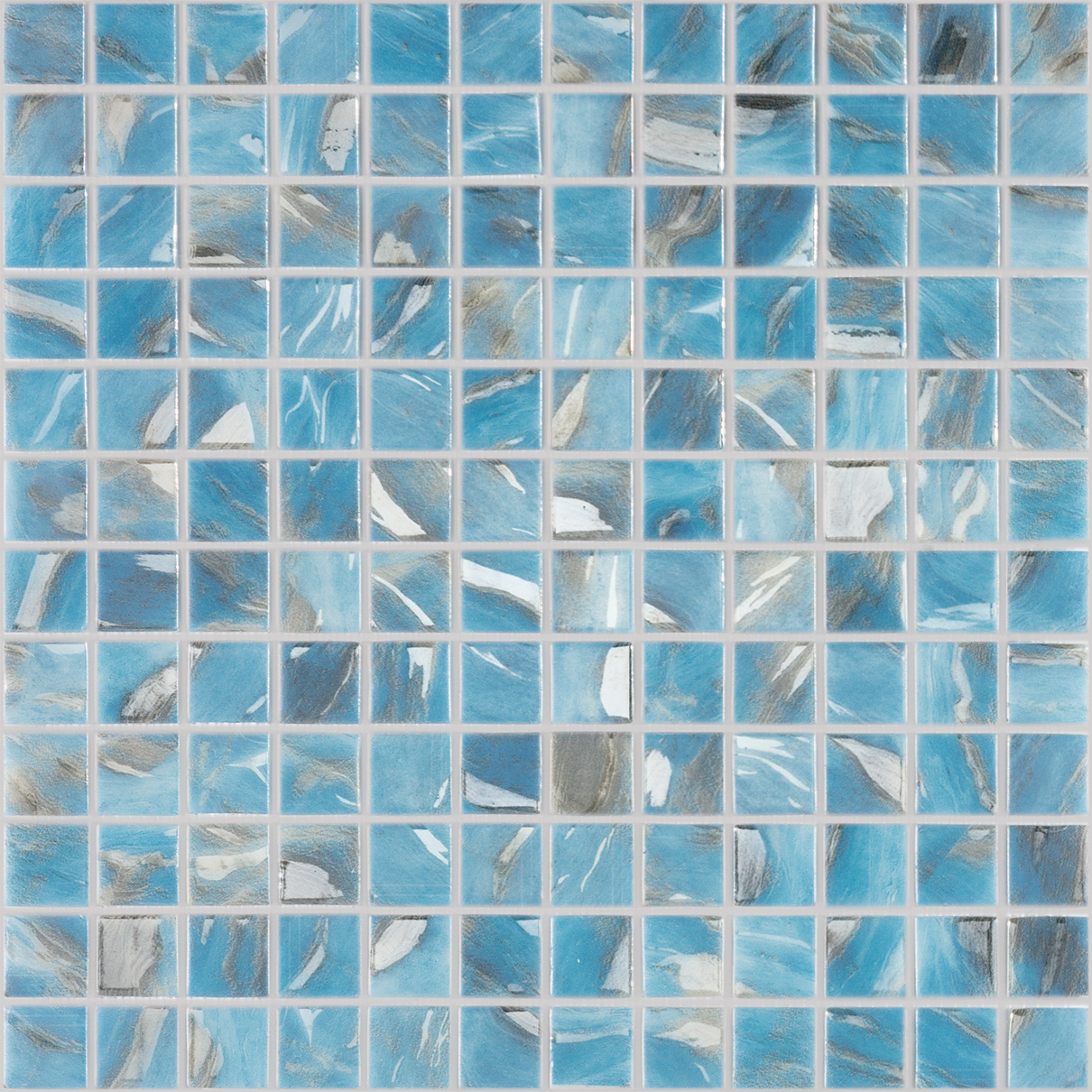 Oasis Blue 7102 (на сетке) 25x25 31,7x31,7 Vidrepur