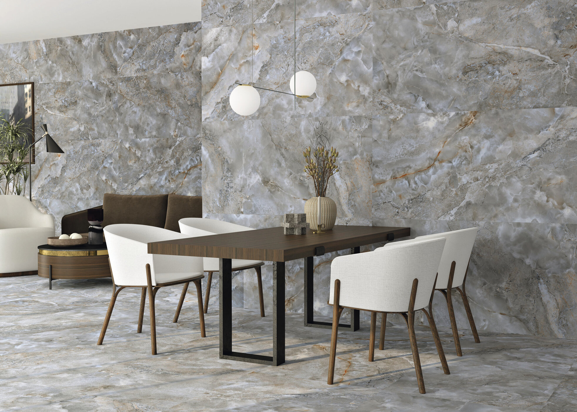 Aura Brown Pulido 60x120 Benadresa