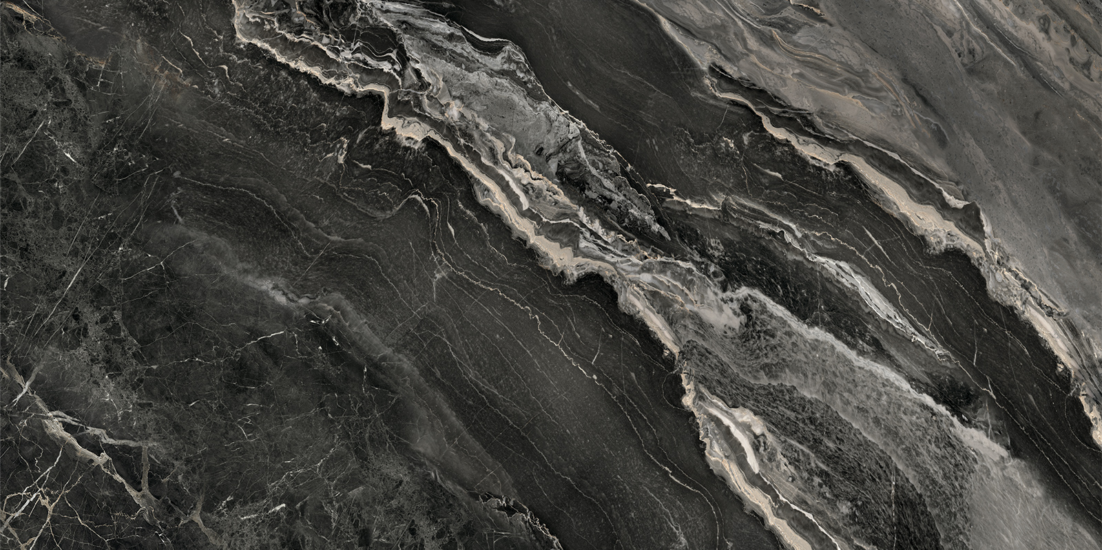 60120KRT99P Karpaty Marble black полированный 600x1200x7 Artkera Group фото 2