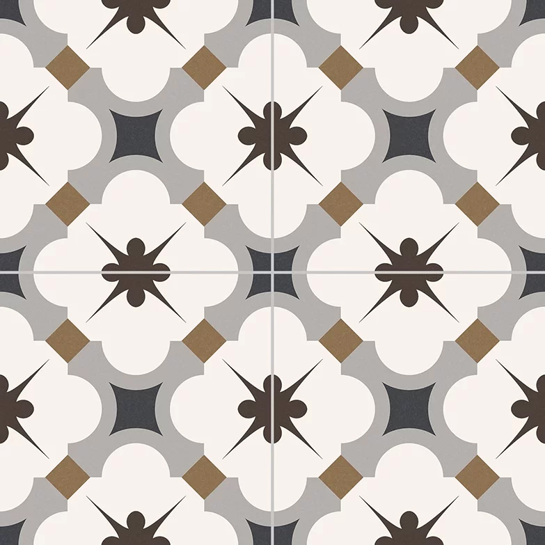 Grace Grey Pre-cut 45x45 Etili Seramik