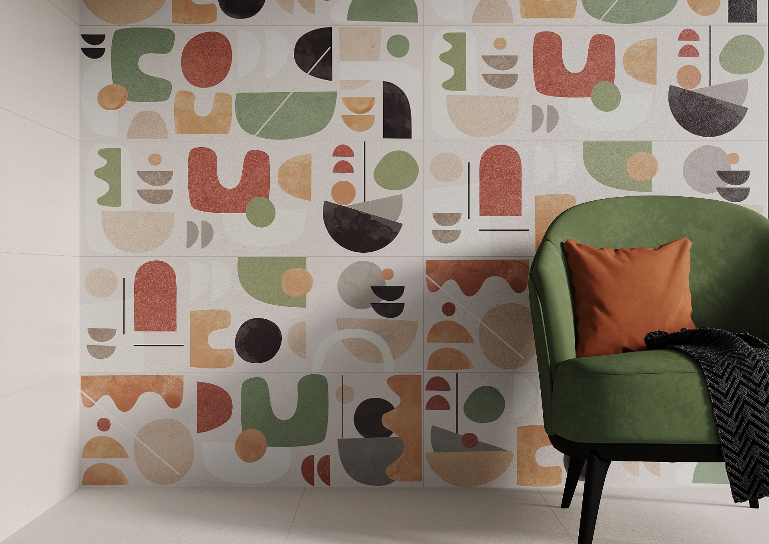 Wabi-Sabi multi многоцветный 01 30х90 Gracia Ceramica