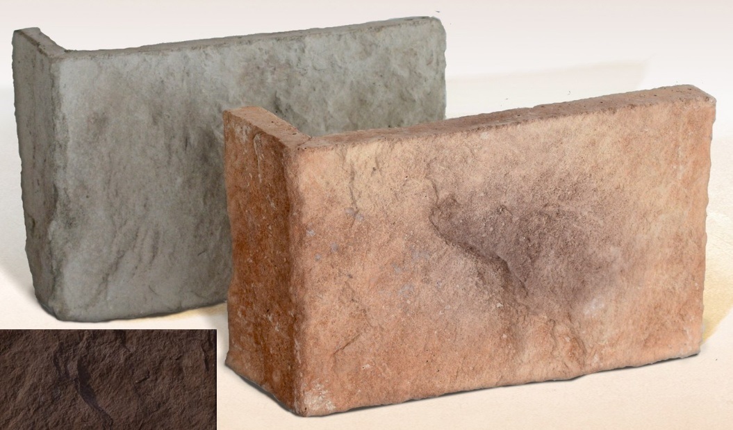 Готика 07-06 угловая 70-280х100-180х20-30 (вариативный размер) Ecostone