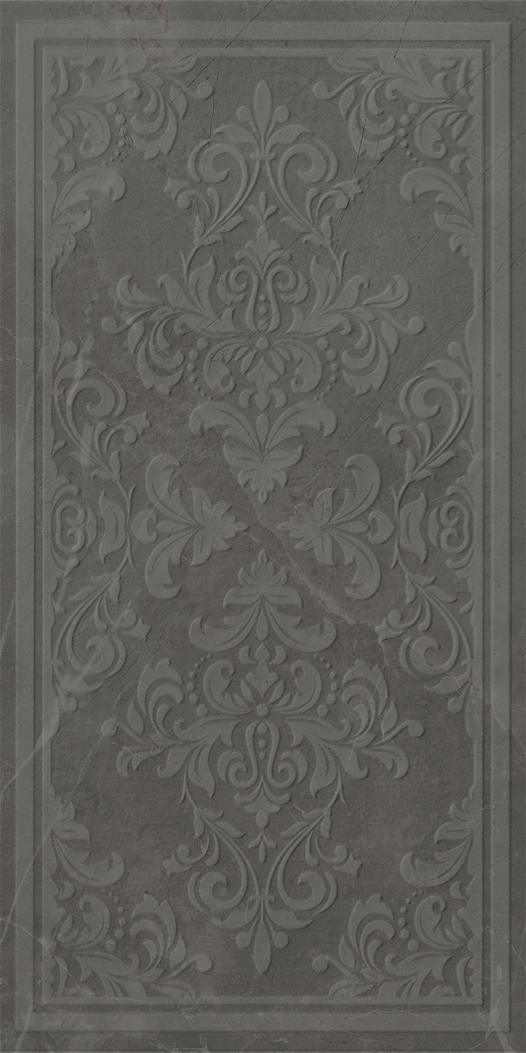 610080000200 Charme Evo Antracite Inserto Broccato 30x60 Italon