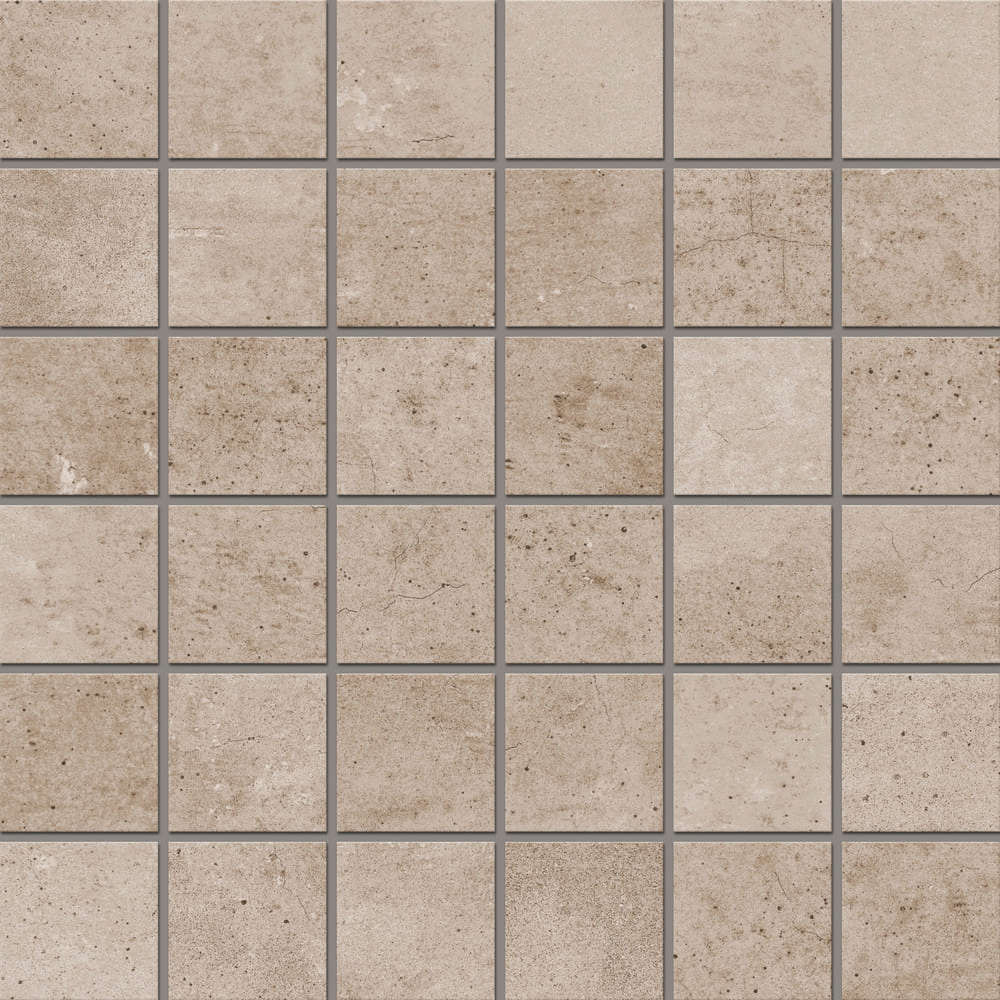 Мозаика EE02 Seed Creamy Неполированный (5х5) 30x30 Estima