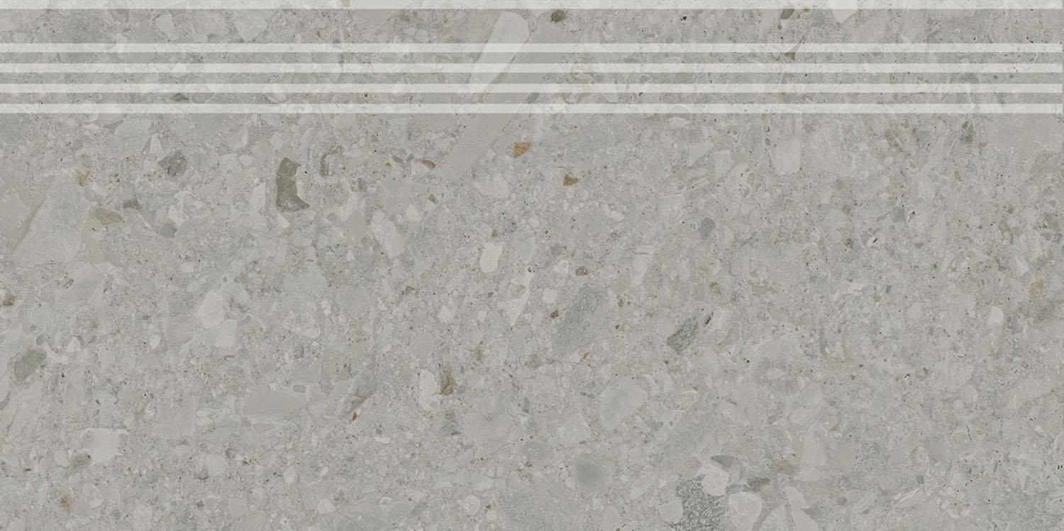 DD606020R/GR Ступень Чеппо ди Гре серый матовый обрезной 30x60x0,9 Kerama Marazzi