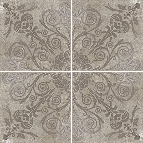 Dynasty Rosone Lux Grey 80*80 Cerdomus