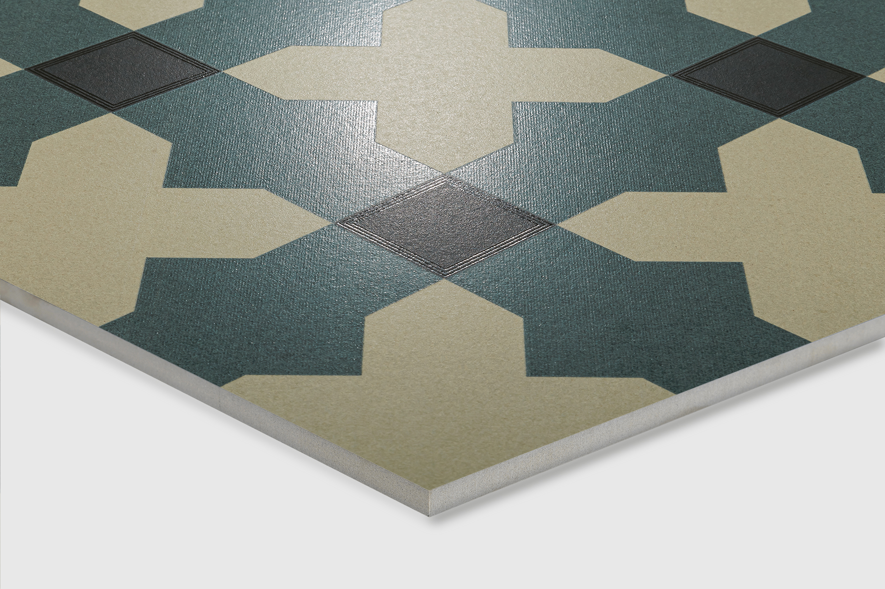 MG6001-A Oxo Hunter Moroccan Glossy Ink 60x60 Arcadia Ceramica фото 3
