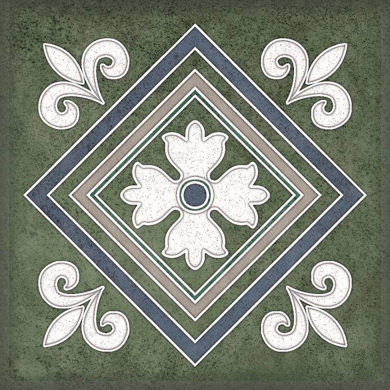 Smalto Decor Verde 2 15x15 Керлайф