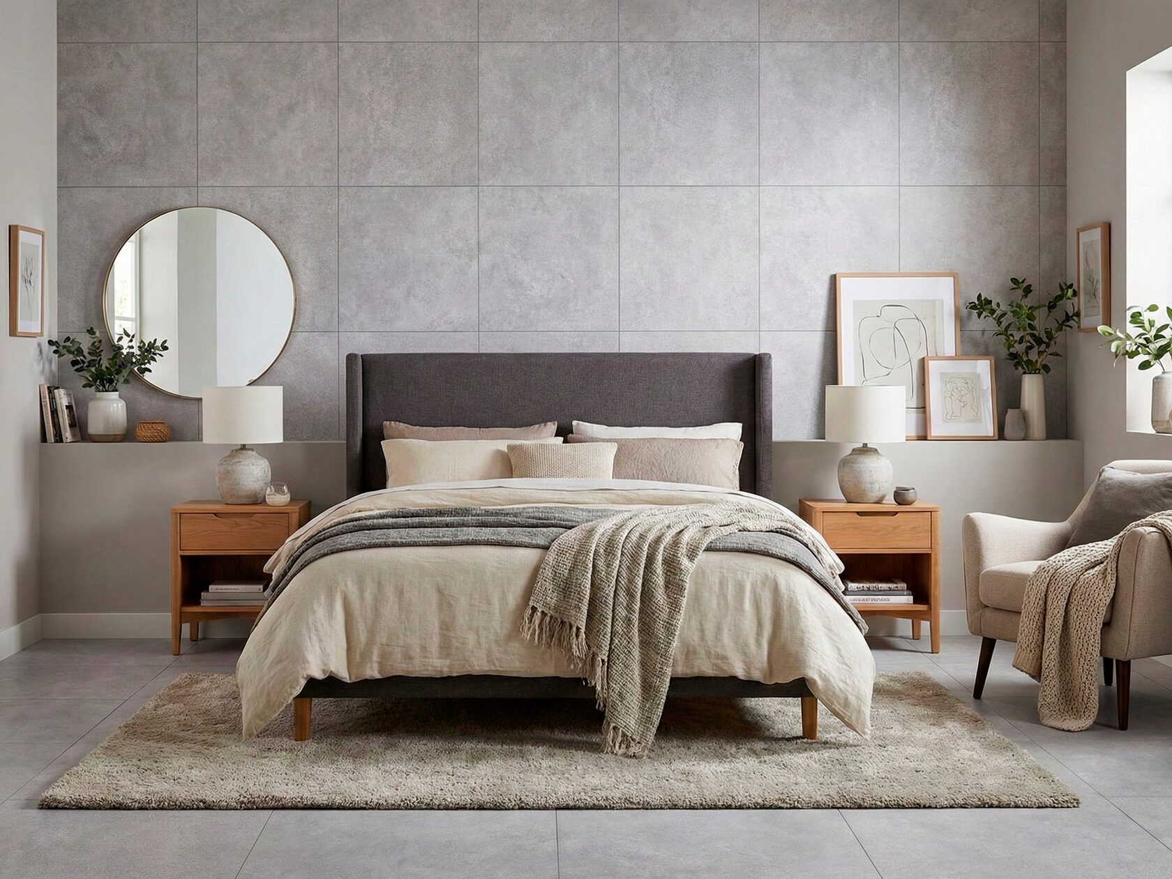 ZA-L60308 Цемент Матовый 600x600x9 Vizavi фото 8