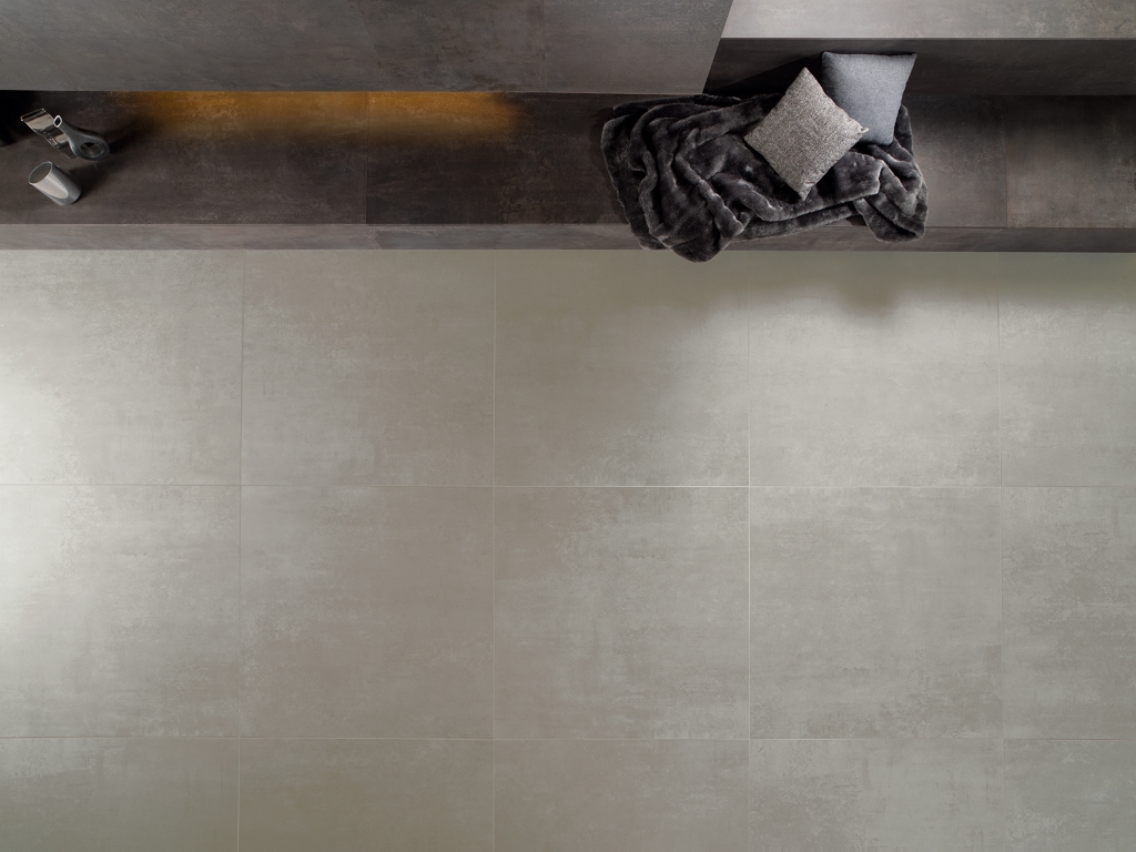 143043 Steel Argento Sat/Ret 8mm 60x120 Tagina Ceramiche