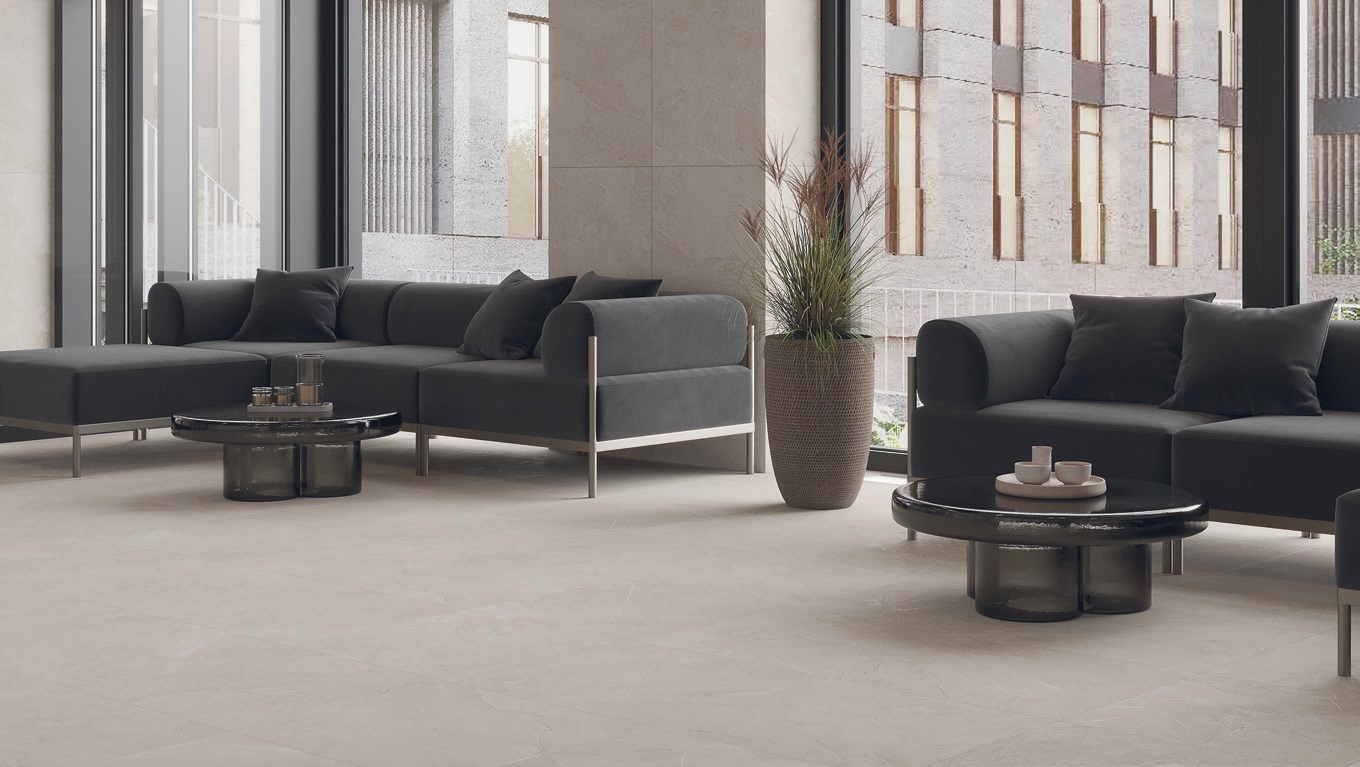 Оверланд Венус ПРО бежевый матовый структурный+гл.чернила R10/A 60х120 Laparet фото 3