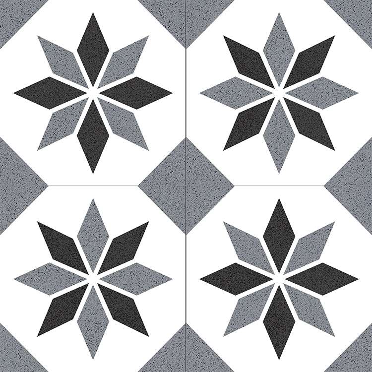 Milan Grey Pre-cut 45x45 Etili Seramik