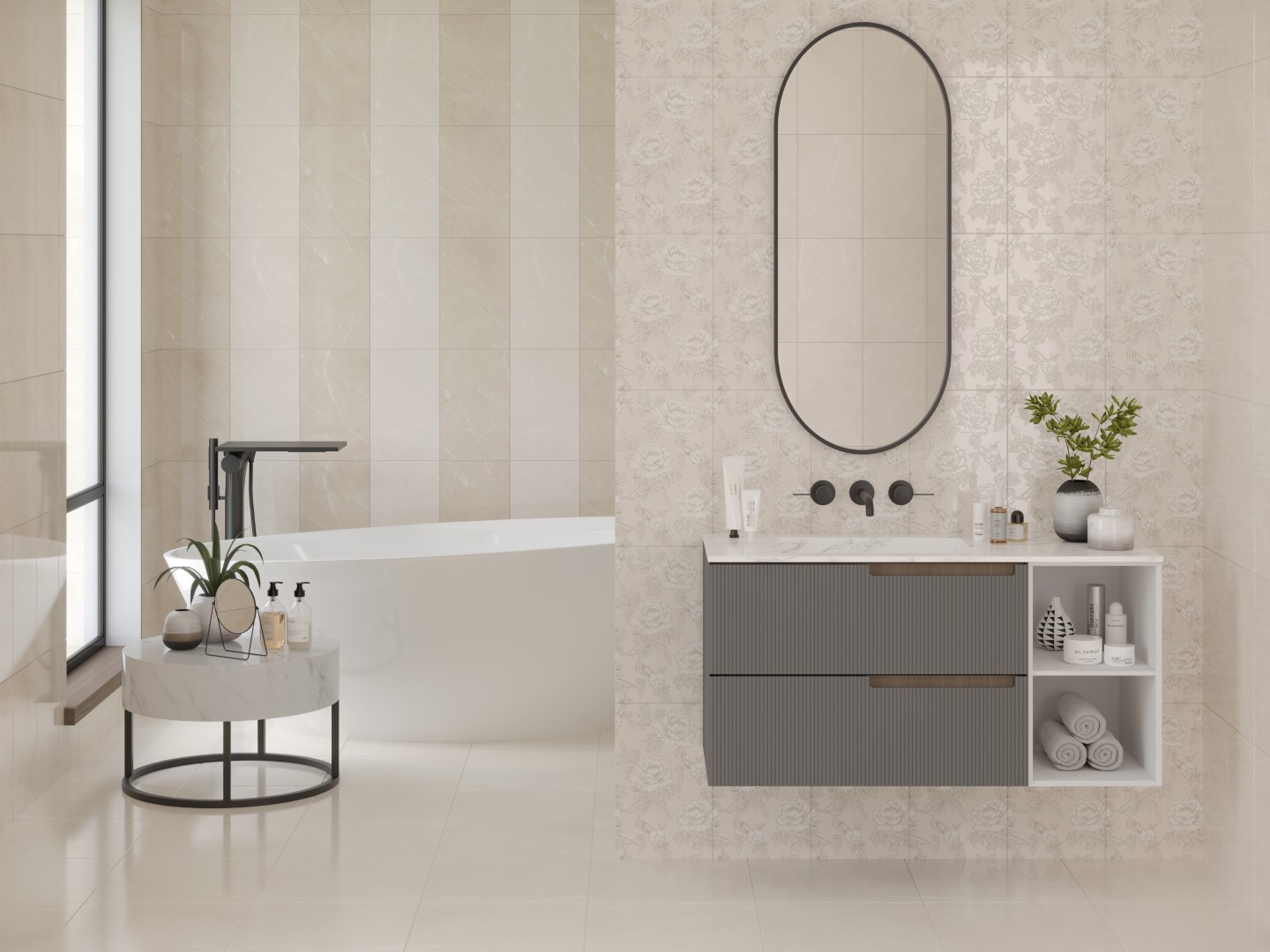 010100001276 Гармония бежевый верх 01 250х400 Шахтинская плитка фото 10