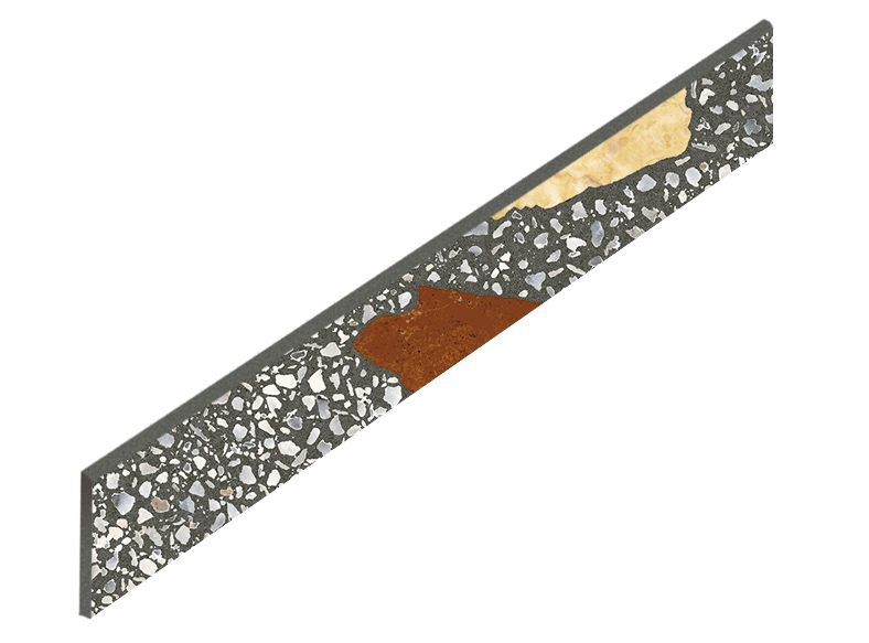610130005320 Palladio Black Battiscopa 7,2х60 ColiseumGres