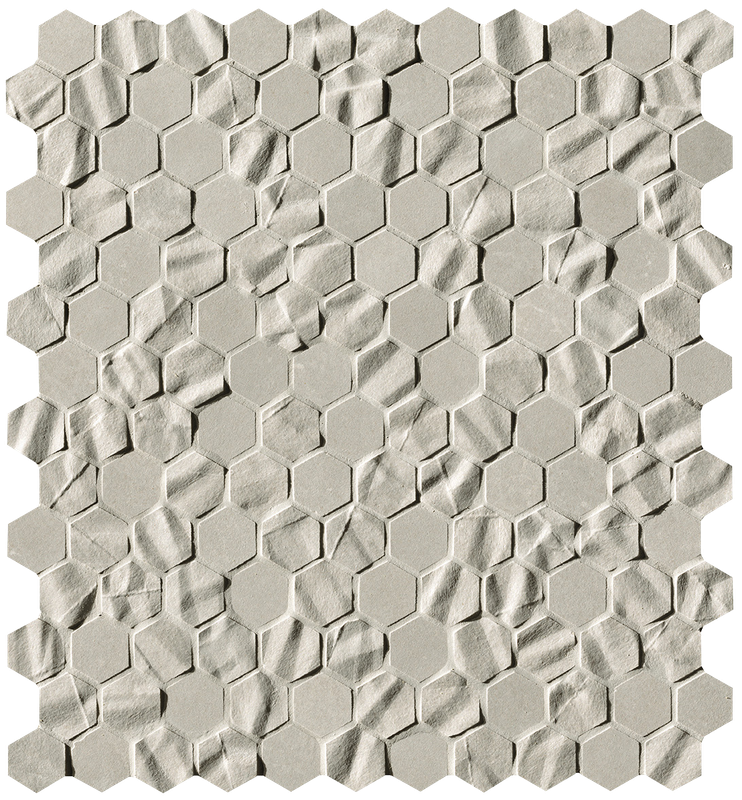 fOYY Bloom Grey Star Esagono Mosaico 29,5x32,5 FAP Ceramiche