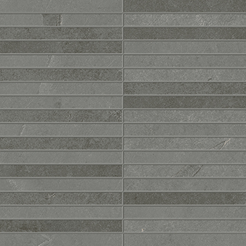610110001034 Ardesia Grey Mosaico Strip 30x30 ColiseumGres