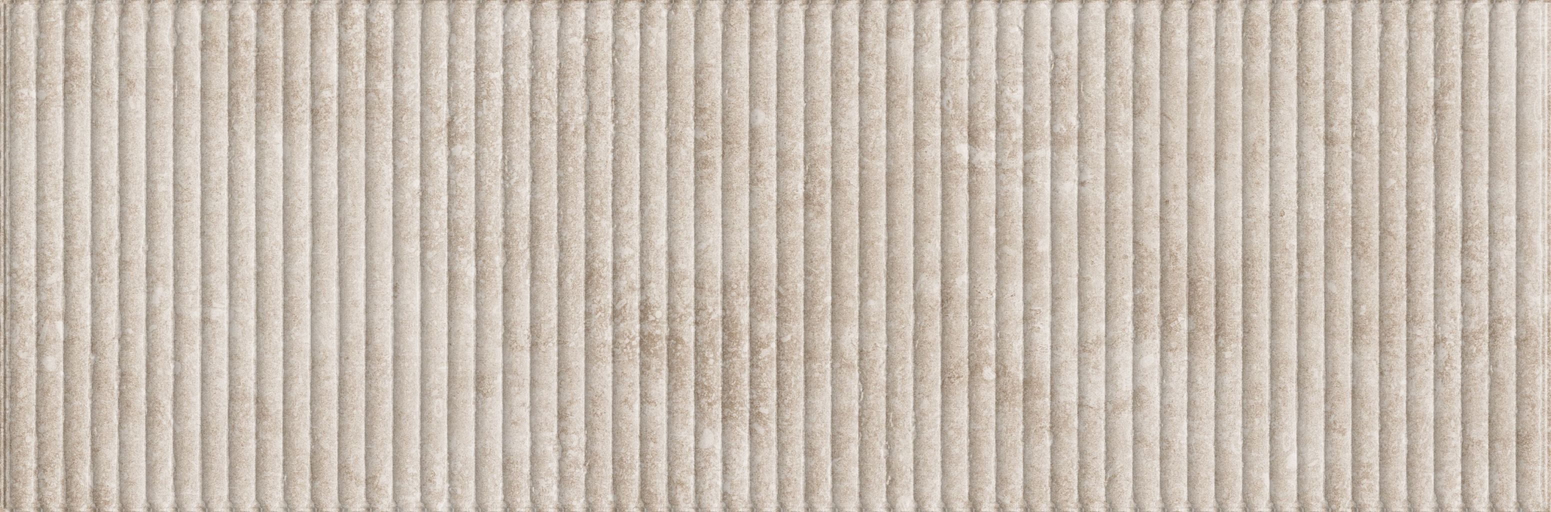 853 Вербиер бежевый рельеф треугольник 32,5х100 Eurotile Ceramica фото 2