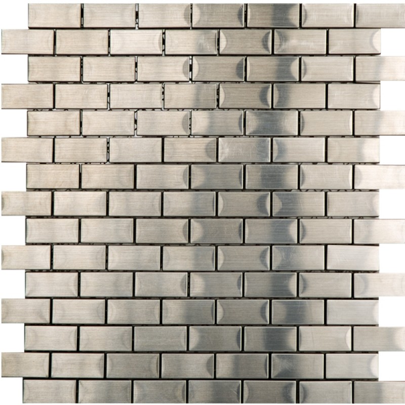 Mosaico Brick Acero 2x4 Malla L'Antic Colonial