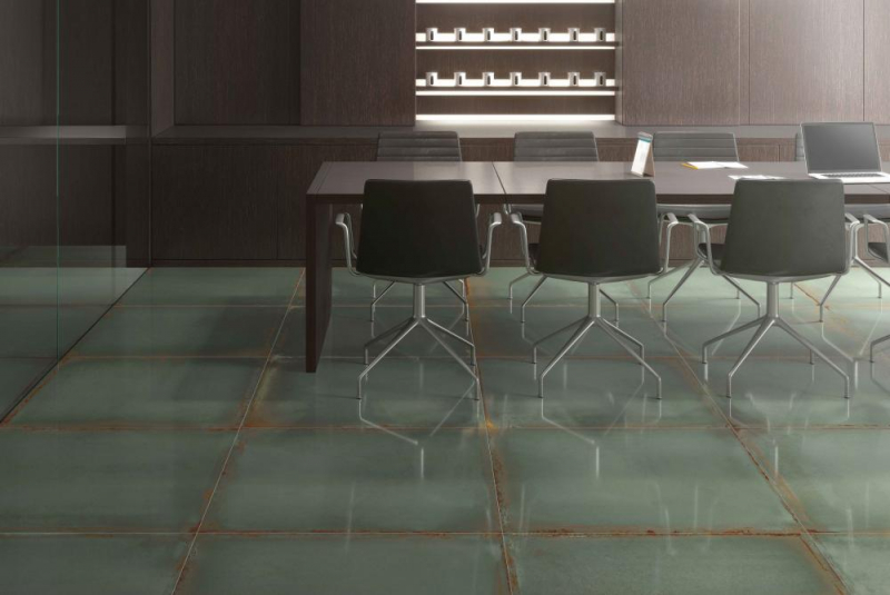 LOOKBACK WHITE LAP MOSAICO 5х5 29.75x29.75 Land Porcelanico