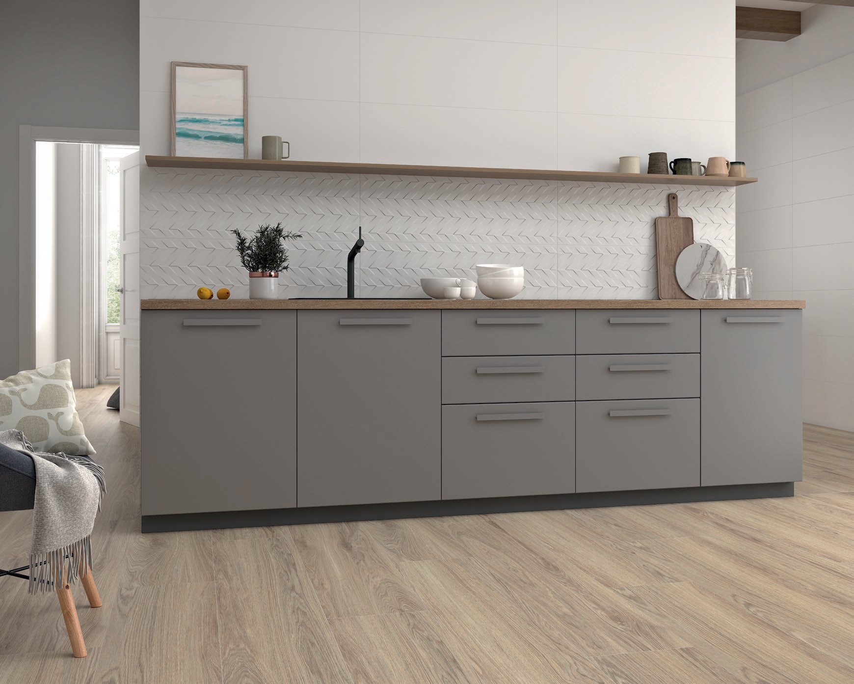 3AEBICEECDPA Ice White MT R 6mm 60x120 Keratile