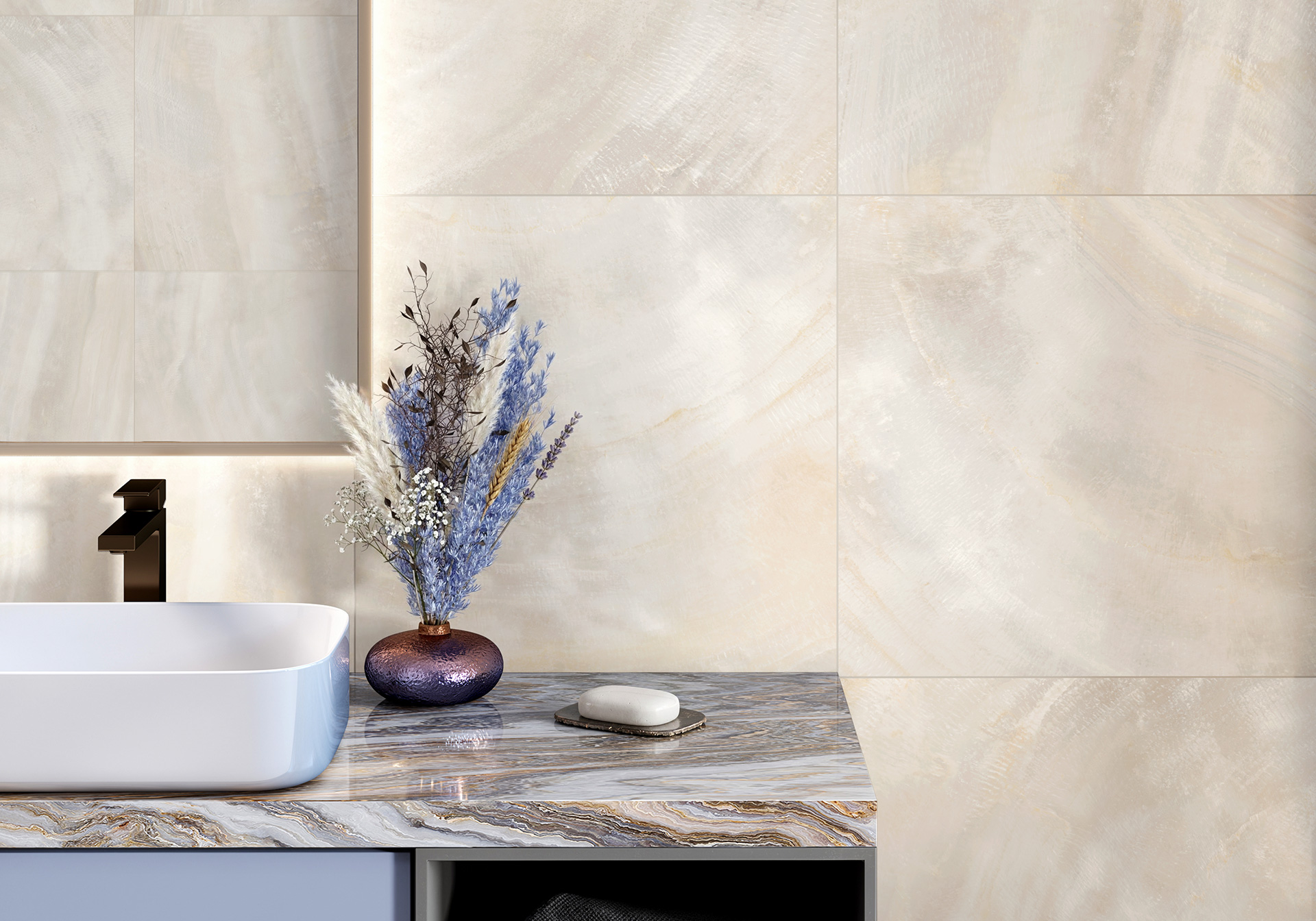 GFU6060VOL04R Voile матовый 600x600x9 Alma Ceramica (Уралкерамика) фото 15