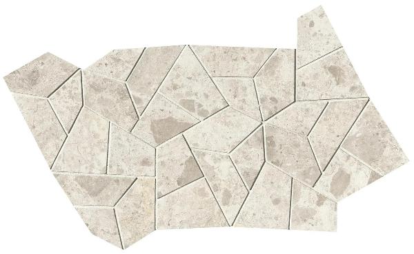 fQNO Nativa White Fly Mosaico Satin 25x41.5 FAP Ceramiche
