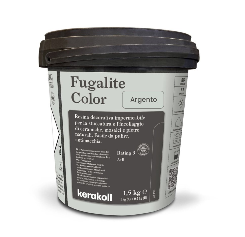 Эпоксидная затирка Fugalite Color Argento 1,5 кг Kerakoll