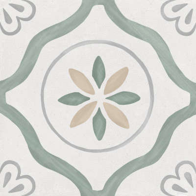 3386036157 Sirocco Green Petals 9mm R10 22.3x22.3 Harmony
