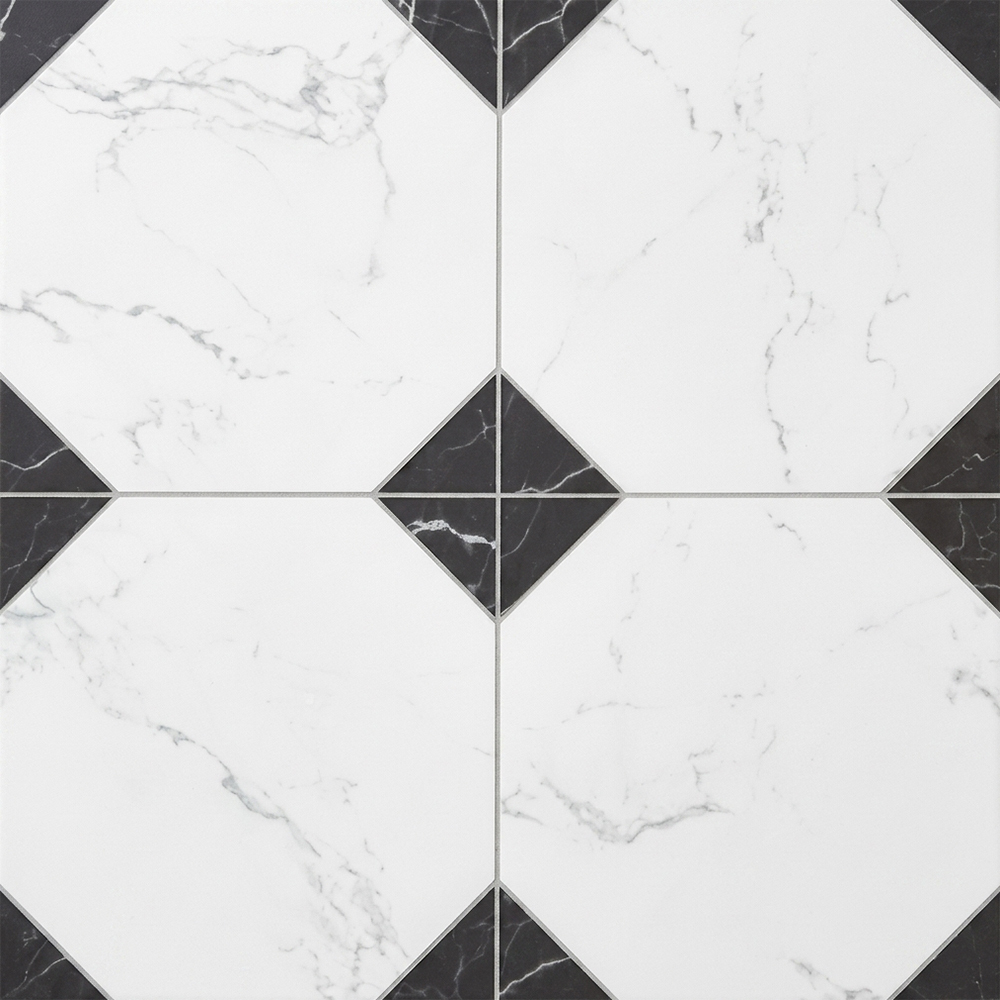 Pembrook Black Pre-cut 45x45 Etili Seramik
