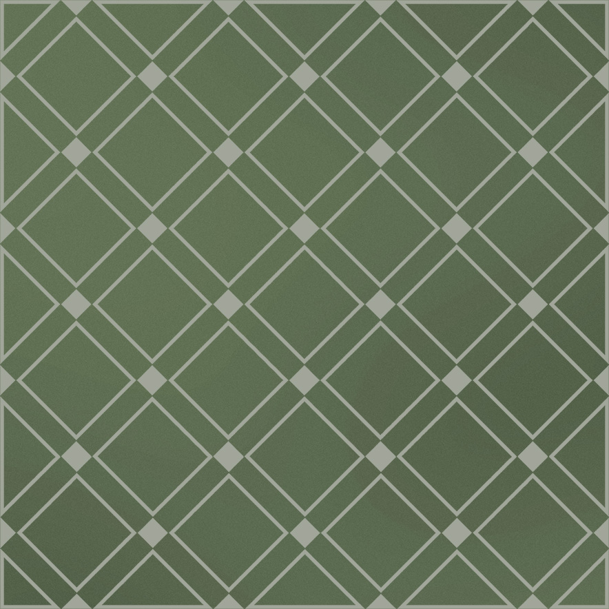 KMD3STA015GN Декор Бахия 1 зелёный глянцевый 9,8x9,8x0,7 Kerama Marazzi