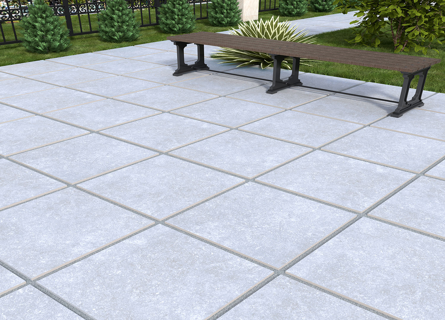 69419 Specter Black Matt 20mm 60x60 Persepolis Tile