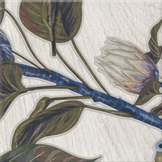 DECOR BLUE LEAVES 20x20 Mainzu