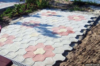 Укладка тротуарной плитки