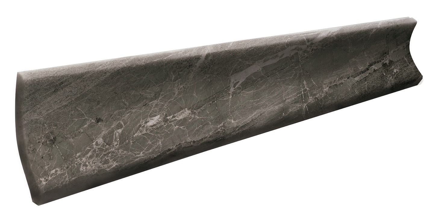 Плинтус радиальный Marble 421 Moca R9 r30 42х330 Kerastep