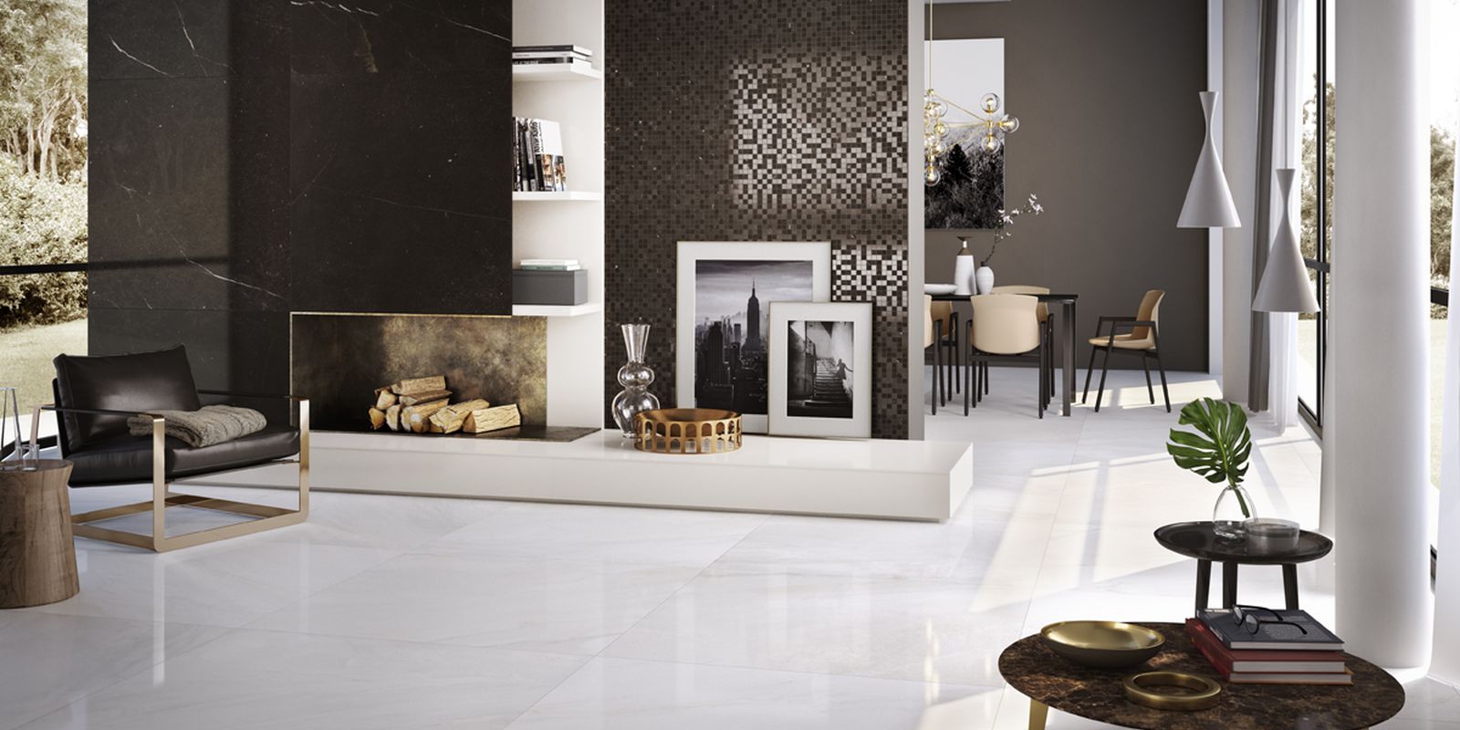 GNSH 75N RM Nero 75x75 Imola Ceramica