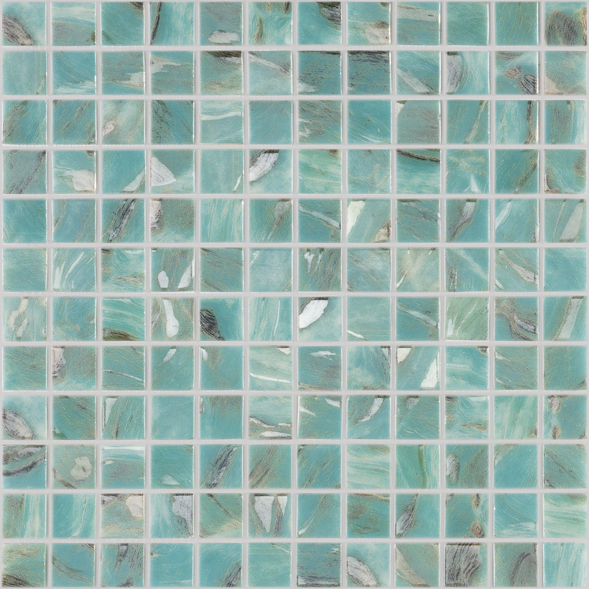 Oasis Turquoise 7103 (на сетке) 25x25 31,7x31,7 Vidrepur