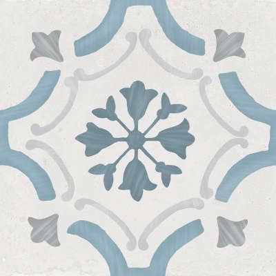 3386036158 Sirocco Blue Ornate 9mm R10 22.3x22.3 Harmony