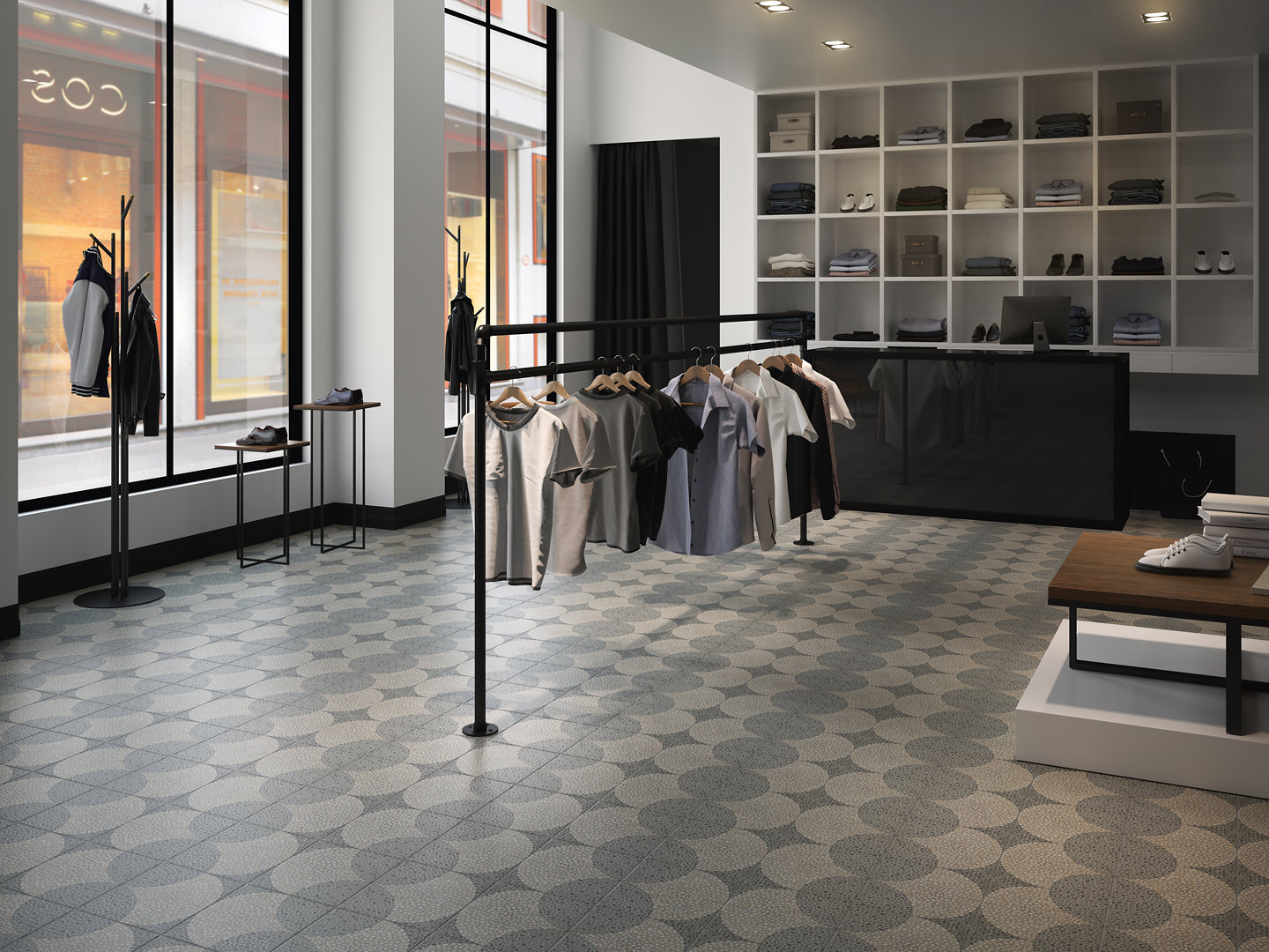 SG936700N Сассолино 3 серый матовый 30x30x8 Kerama Marazzi