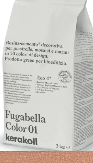 Fugabella Color затирка для швов 35 3кг Kerakoll