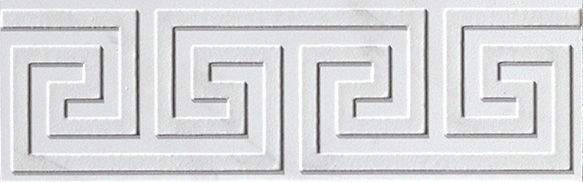 fLT6 Roma Greca Statuario Listello 8x25 FAP Ceramiche