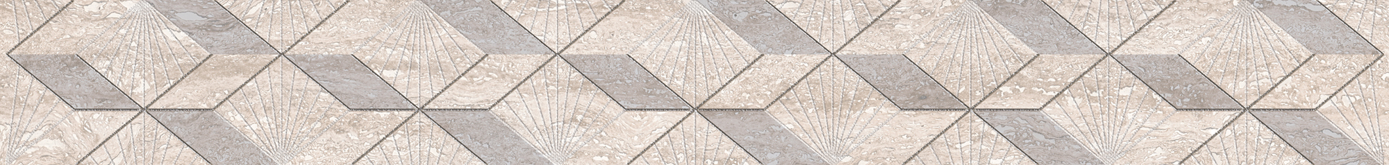 587131002 Бордюр Ascoli Grey Diamond 63x7.5 Azori