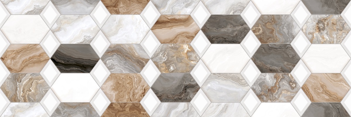 DG10-05 Hypnose Grey Decor 05 glossy 30x90 PrimaVera фото 2